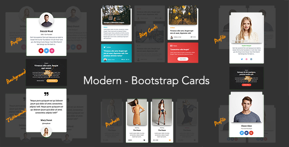 Download Modern – Bootstrap 4 Cards Nulled 