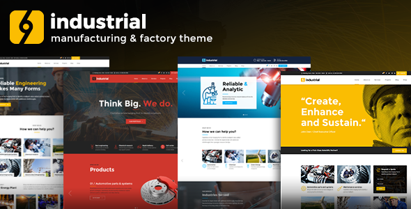 Download Industrial – Corporate, Industry & Factory Nulled 