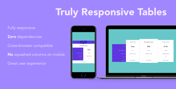Download Truly Responsive Comparison Tables Nulled 