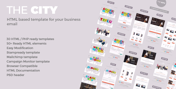 Download The City – Business email template Nulled 
