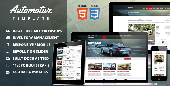 Download Automotive Car Dealership & Business HTML Template Nulled 