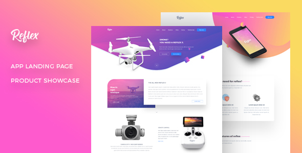[Download] Reflex – App Landing Page & Product Showcase 
