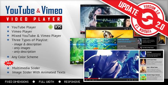 Download YouTube And Vimeo Video Player with Playlist Nulled 