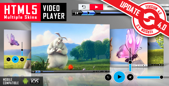 Download HTML5 Video Player with Multiple Skins Nulled 