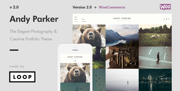 Download Andy Parker – Creative Photography & Portfolio WordPress Theme Nulled 