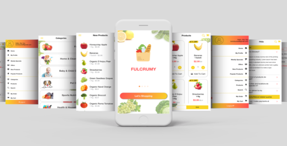 Download Complete Multipurpose eCommerce Template UI Grocery App Supports Multiple Language i18n Nulled 