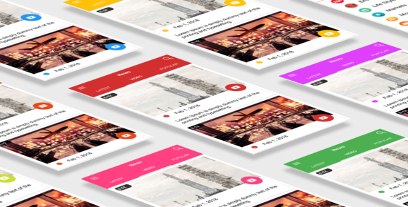 Download Multipurpose News App Template UI Ionic 3 Nulled 