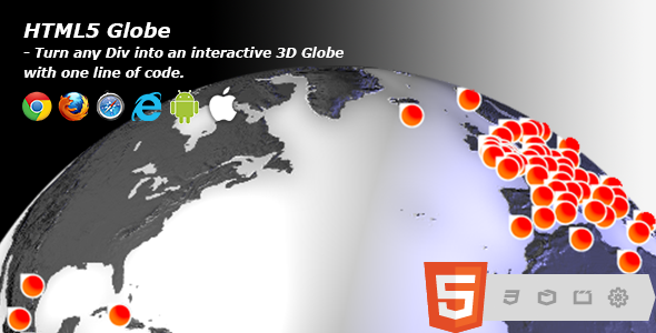 Download HTML5 Globe – Interactive 3D Earth Nulled 