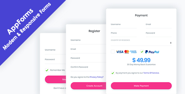 Download AppForms – Modern & Responsive Forms Nulled 