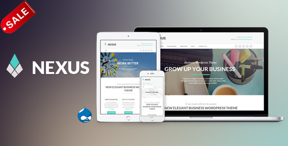 Download Nexus – Elegant Business Drupal 7.6 Theme Nulled 