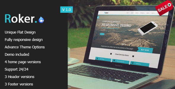 Download Roker – Corporate And Creative Multi Purpose Drupal 7.6 Theme Nulled 