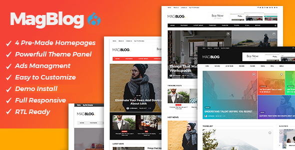 Download MagBlog – News & Editorial Magazine Drupal 8.9 Theme Nulled 