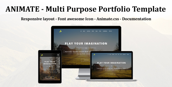 Download ANIMATE – Multi Purpose portfolio Muse Template Nulled 