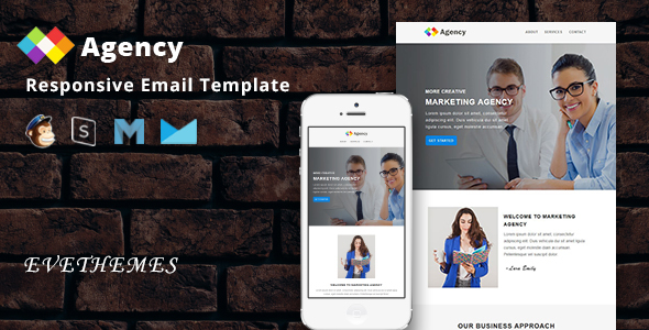 Download Agency – Responsive Email Template Nulled 