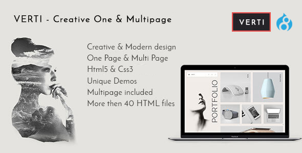 [Download] Verti – Creative OnePage & MultiPage Drupal 8.8 Theme 