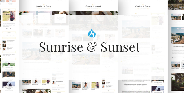 Download Sunrise & Sunset – Personal & Magazine Drupal 8 Theme Nulled 