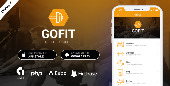 Download GoFit – Complete React Native Fitness App + Backend Nulled 