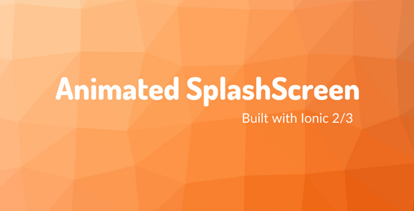 Download Ionic 3 Animated SplashScreen Nulled 