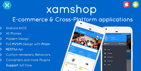 Download XamShop Ecommerce Application – Cross Platform Nulled 