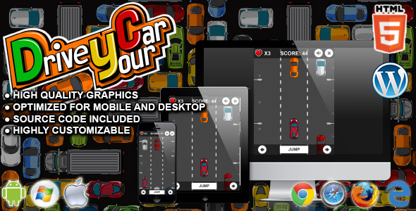 Download Drive your Car – HTML5 Game Nulled 