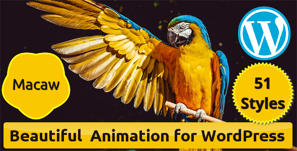 Download Macaw – Beautiful Animation for WordPress Nulled 