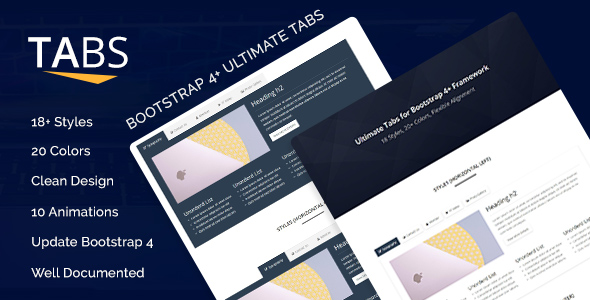 Download Boot Tabs  – Ultimate Tabs for Bootstrap 4+ Framework Nulled 