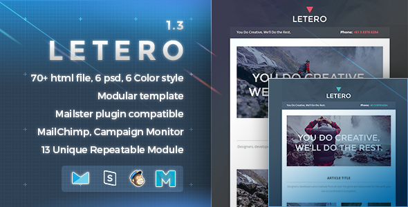 Download Letero – Responsive Email Template Nulled 