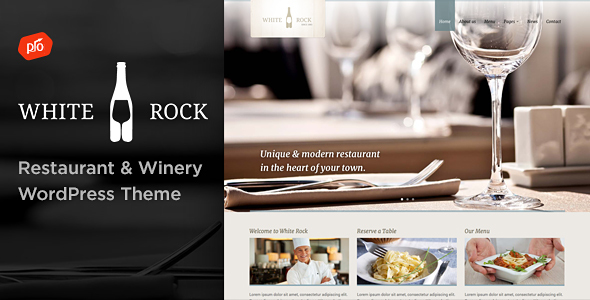 Download White Rock – Restaurant & Winery Theme Nulled 