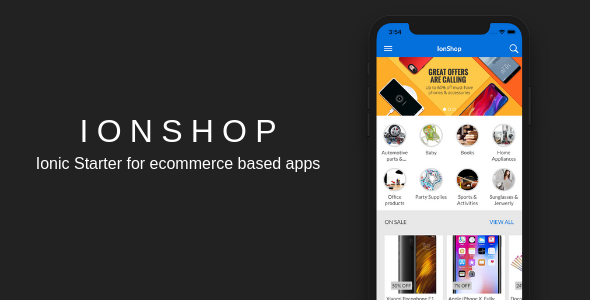 [Download] IonShop – Ionic 3 Starter for Ecommerce Based Apps 