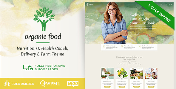 Download Organic Food – Nutritionist & Farm Nulled 