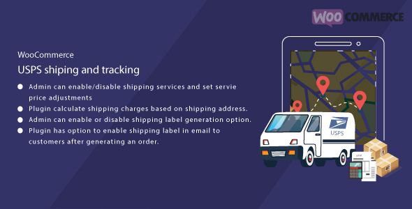 Download WordPress WooCommerce USPS Shipping Print Label and Tracking Nulled 