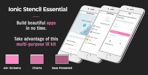 Download Ionic Stencil Essential 5 – UI Kit for Ionic 5, Ionic 4 and Ionic 3 Mobile apps Nulled 