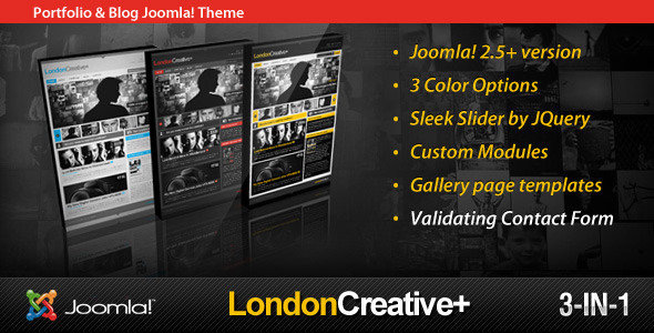Download London Creative + (Portfolio & Blog Joomla Theme)  Nulled 