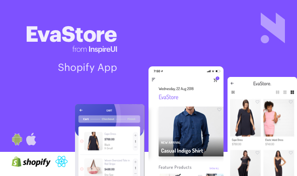 Download EvaStore – the complete mobile app for Shopify store by React Native and GraphQL Nulled 