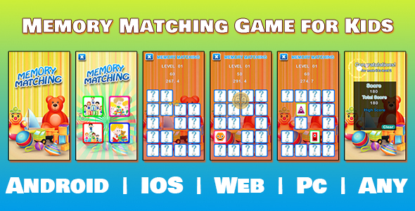 Download Memory Matching Game for Kids Nulled 
