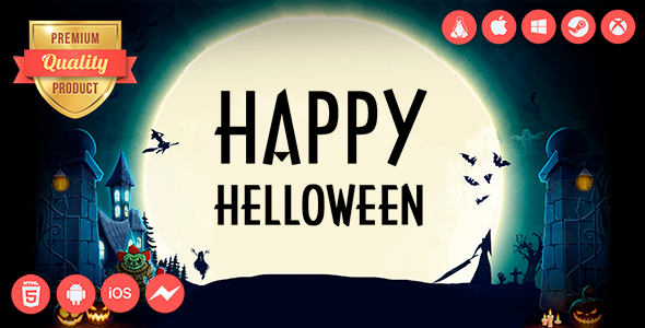 Download Happy Helloween – HTML5 Game + Mobile Version!!! (Construct 2 / Construct 3 / CAPX) Nulled 