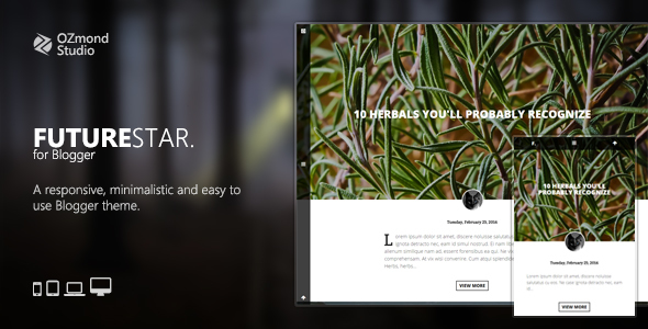 Download FutureStar: A Minimalistic & Creative Theme for Personal Blogging Nulled 