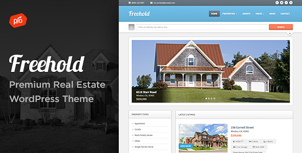 Download Freehold – Responsive Real Estate Theme Nulled 
