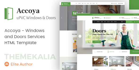 Download Accoya – UPVC Windows HTML Template Nulled 