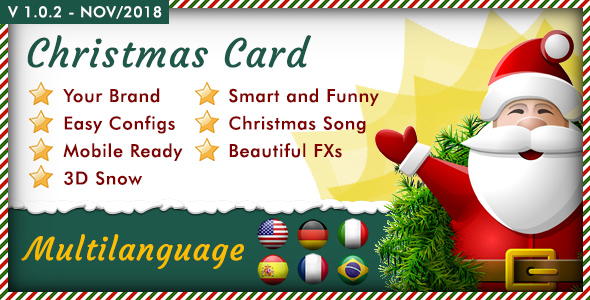 Download Multilanguage Responsive Christmas Card Nulled 