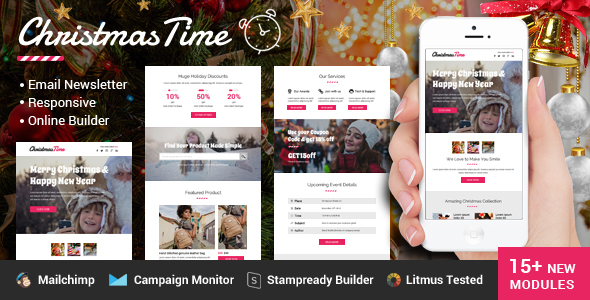 Download ChristmasTime Multipurpose Email Newsletter Nulled 