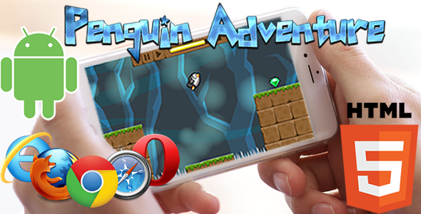 Download Penguin Adventure HTML5 Game (CAPX) Nulled 