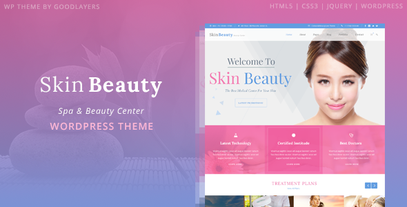 Download Skin Beauty – Spa WordPress Nulled 