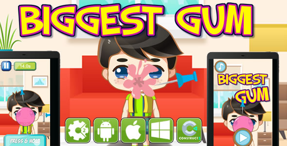 Download Biggest Gum – Html5 Game (CAPX) Nulled 