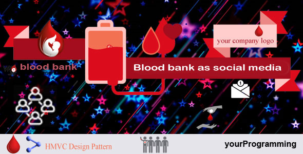 Download Blood bank management as social media Nulled 
