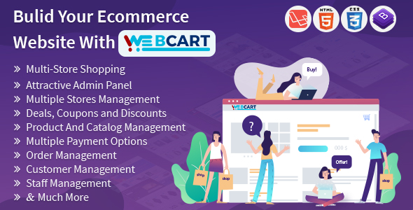 Download Web-cart -Multi Store eCommerce Shopping Cart Solution Nulled 