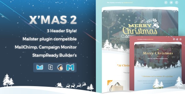 [Download] X’mas 2 | Responsive Email Template 