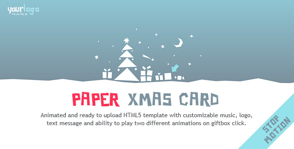 Download Paper Christmas Card – Animated Creative HTML5 Template Nulled 