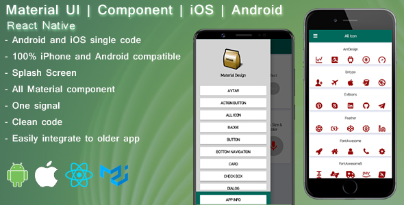 Download React native Material design | Component Nulled 