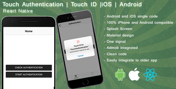 Download Touch Authentication React native Nulled 